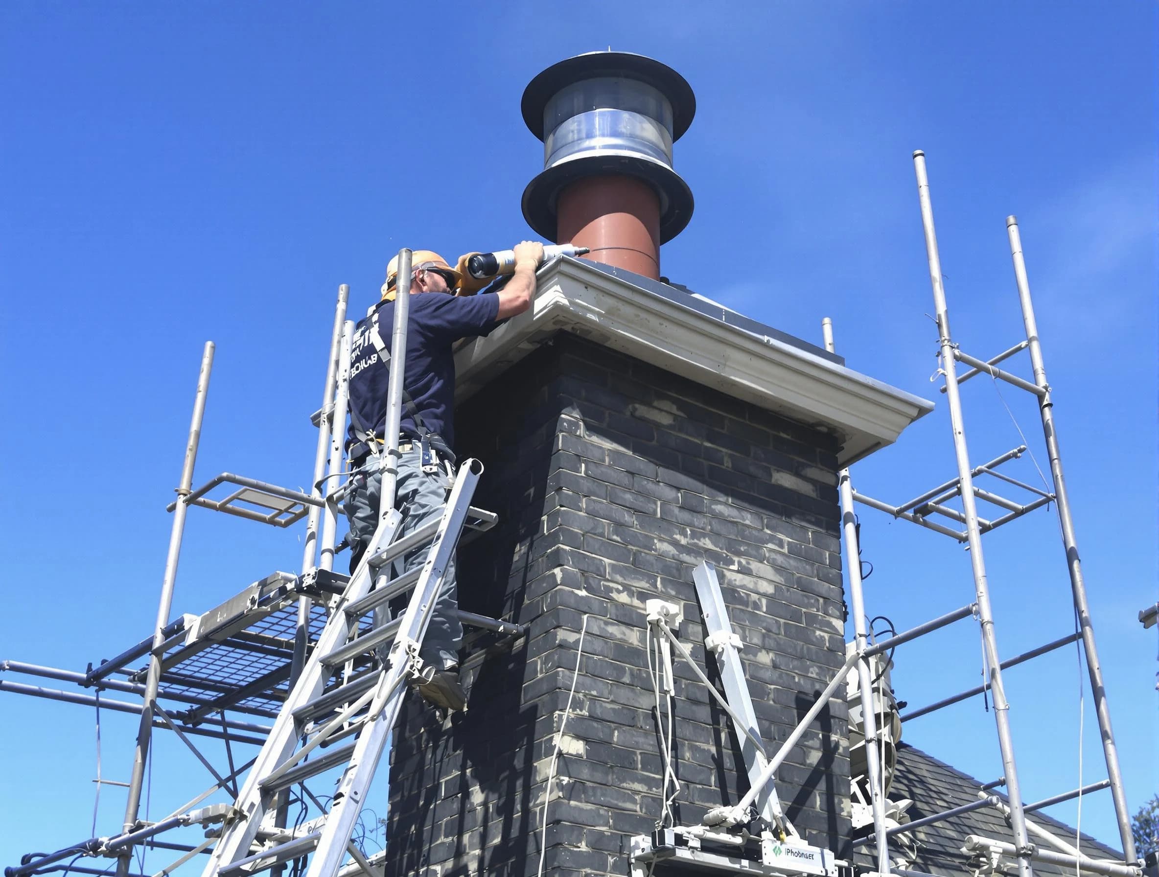 Sturdy chimney crown finished by Norwood Chimney Sweep in Norwood, MA
