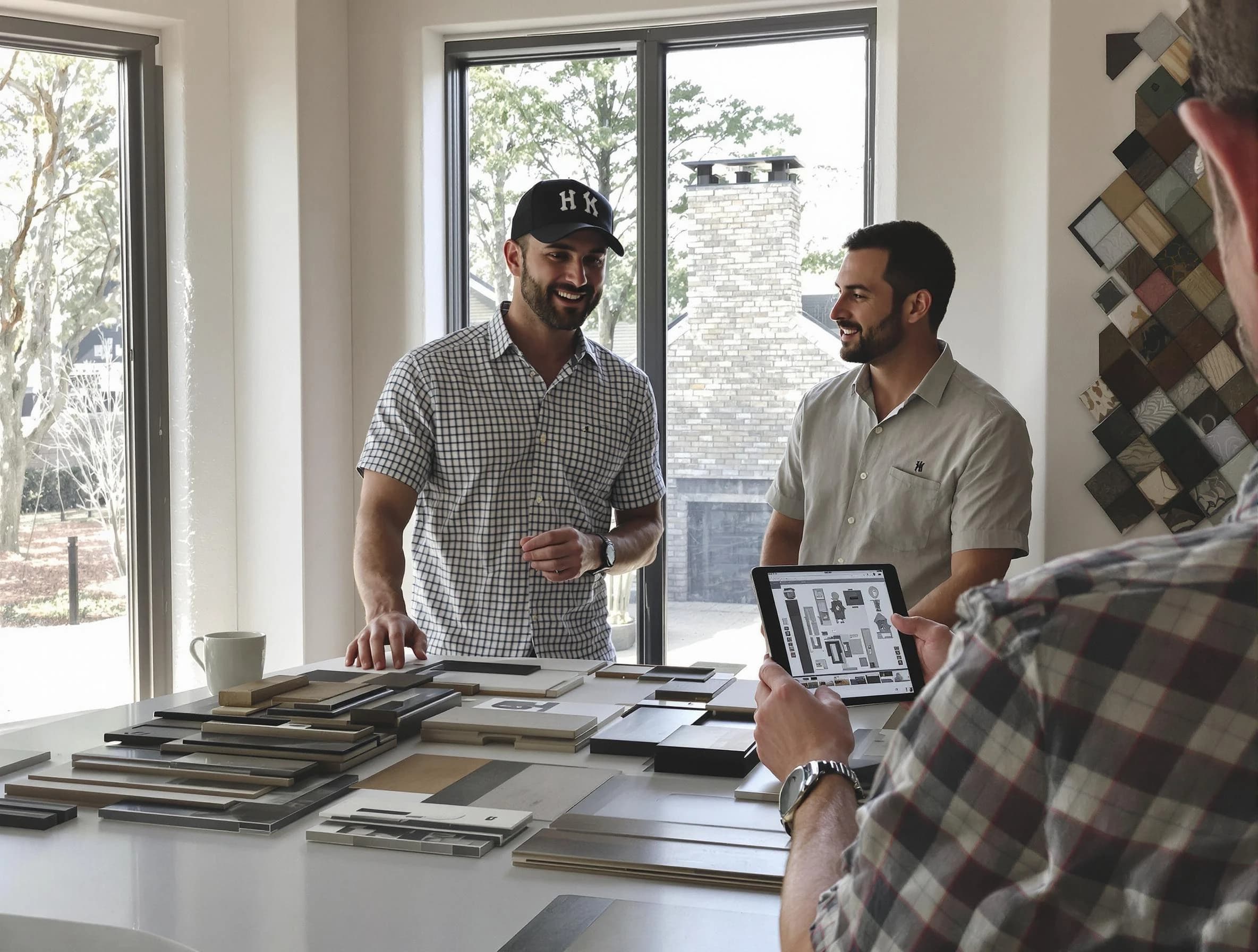 Norwood Chimney Sweep remodeling a chimney and fireplace in Norwood, MA