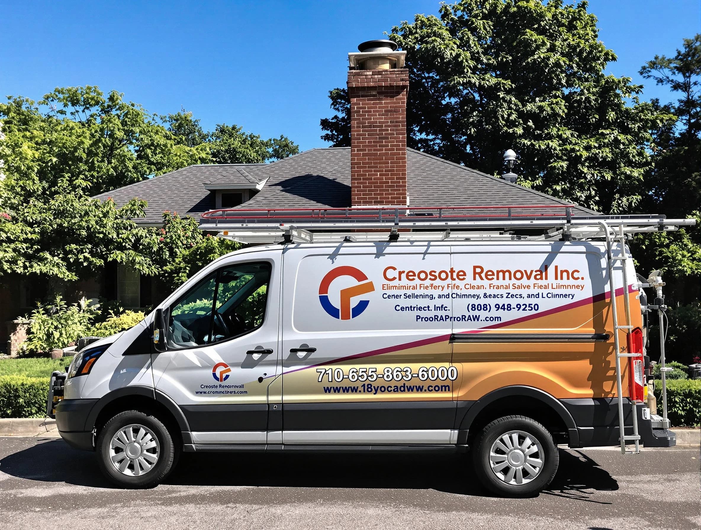 Norwood Chimney Sweep technician removing creosote safely in Norwood, MA