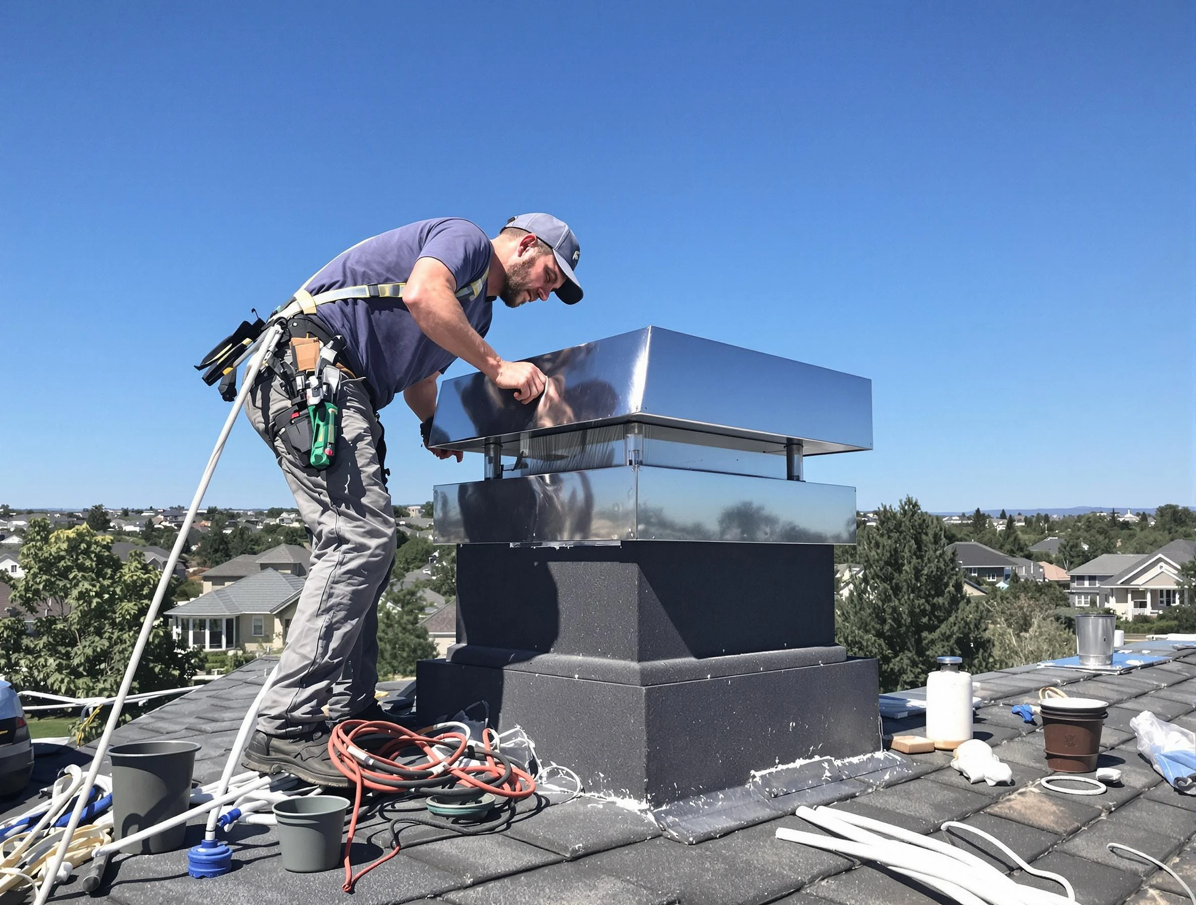 Chimney Cap Services in Norwood
