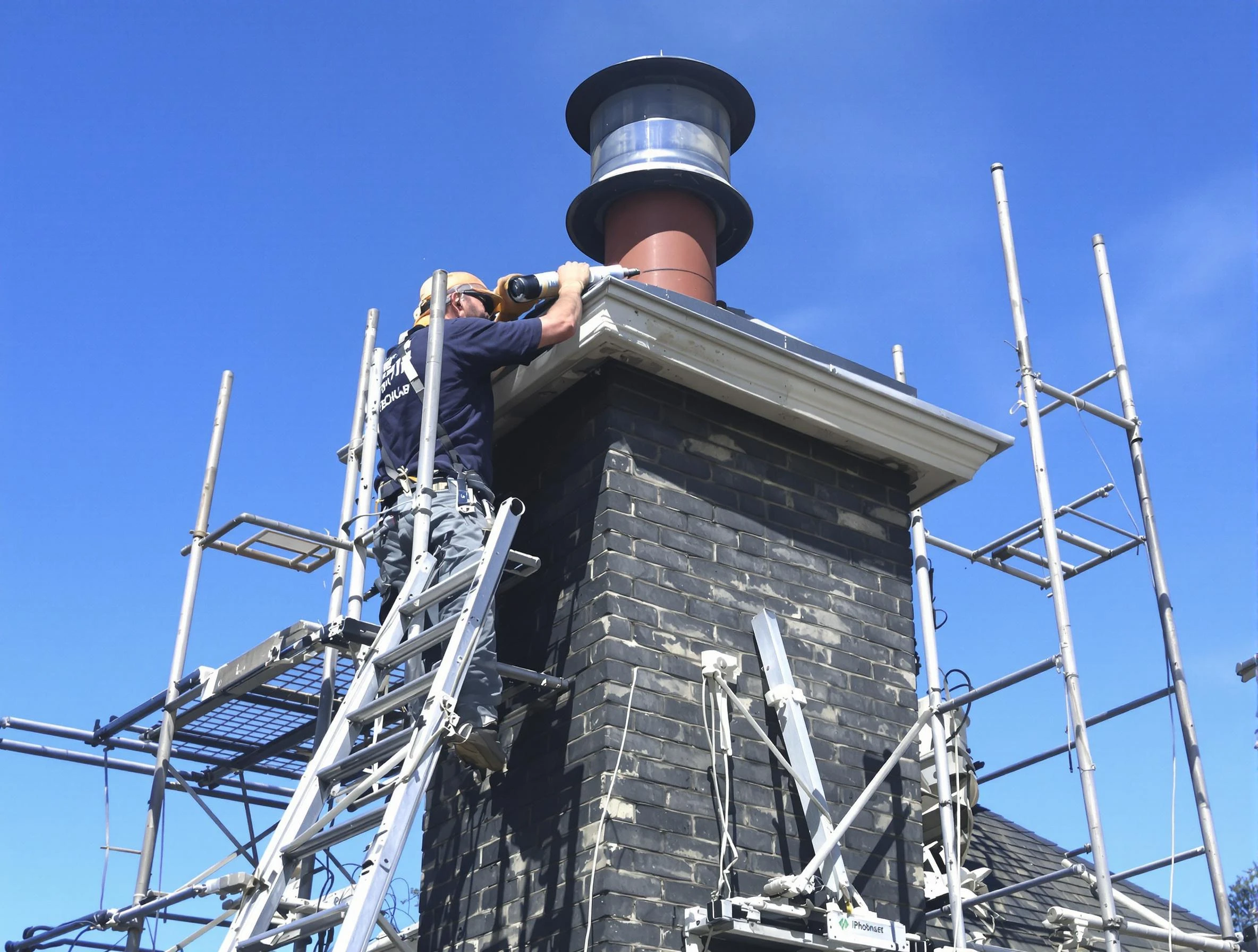 Sturdy chimney crown finished by Norwood Chimney Sweep in Norwood, MA