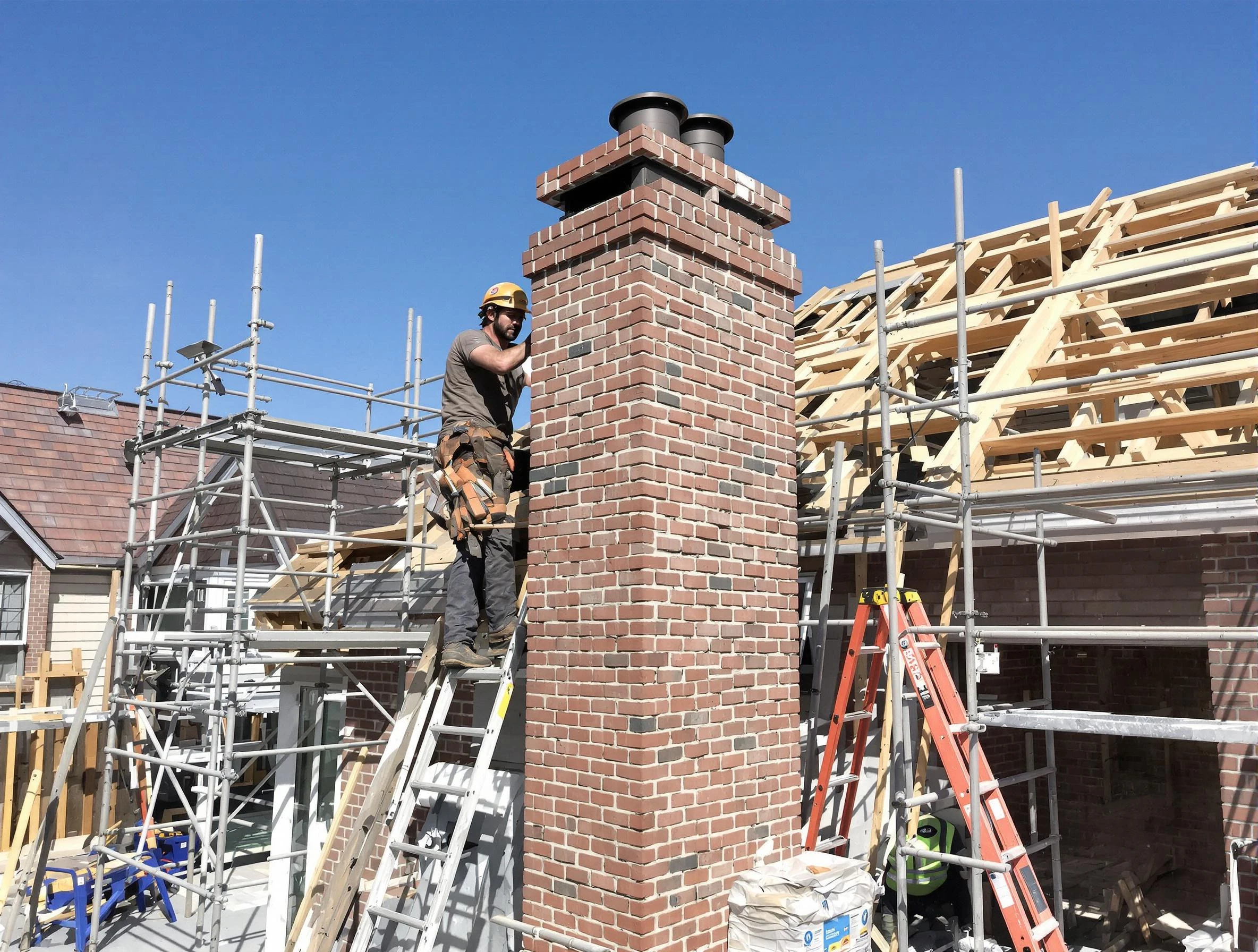 New chimney installation completed by Norwood Chimney Sweep in Norwood, MA